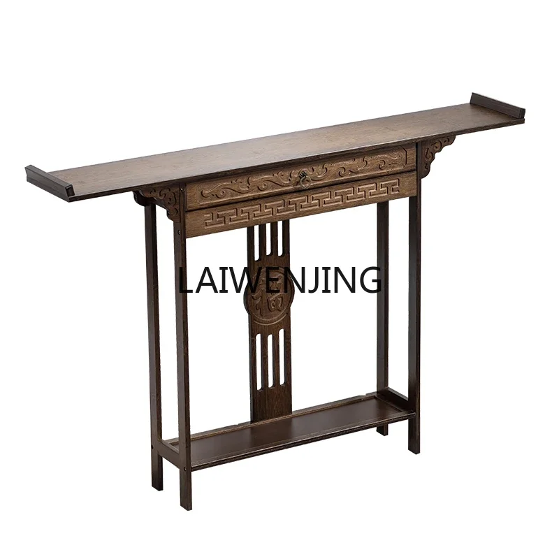 SGF entrance table against the wall strip table ultra-narrow end view table rack