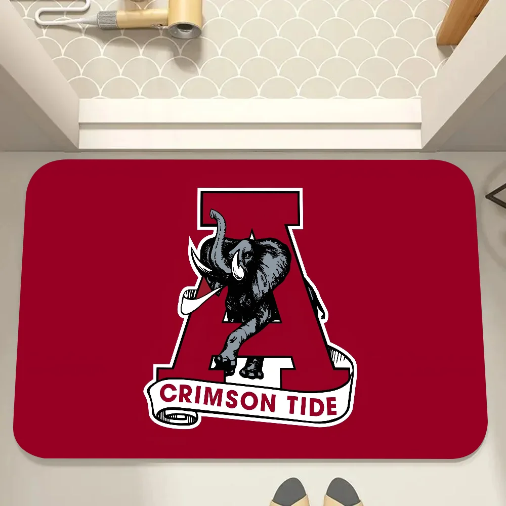A-Alabama C-Crimson المد الحصير باب المنزلية القدم الحصير الحمام ماصة عدم الانزلاق الحصير المطبخ الحصير #1