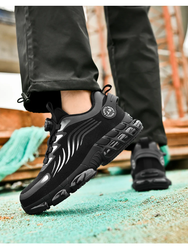 2025 Autumn New Men's Low-Top Sports Casual Fashion Outdoor Waterproof Work Shoes, Rubber Sole and Upper.