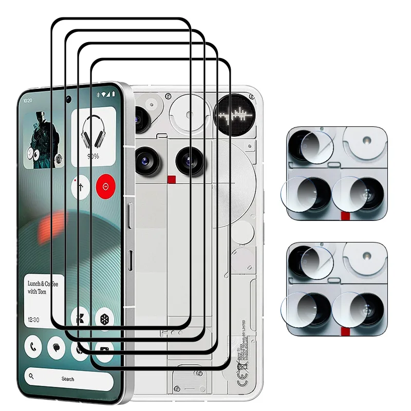 

Upgrade Glass For Nothing Phone (3) Tempered glass Screen Protector Shockproof Phone 3 Soft fiber lens film