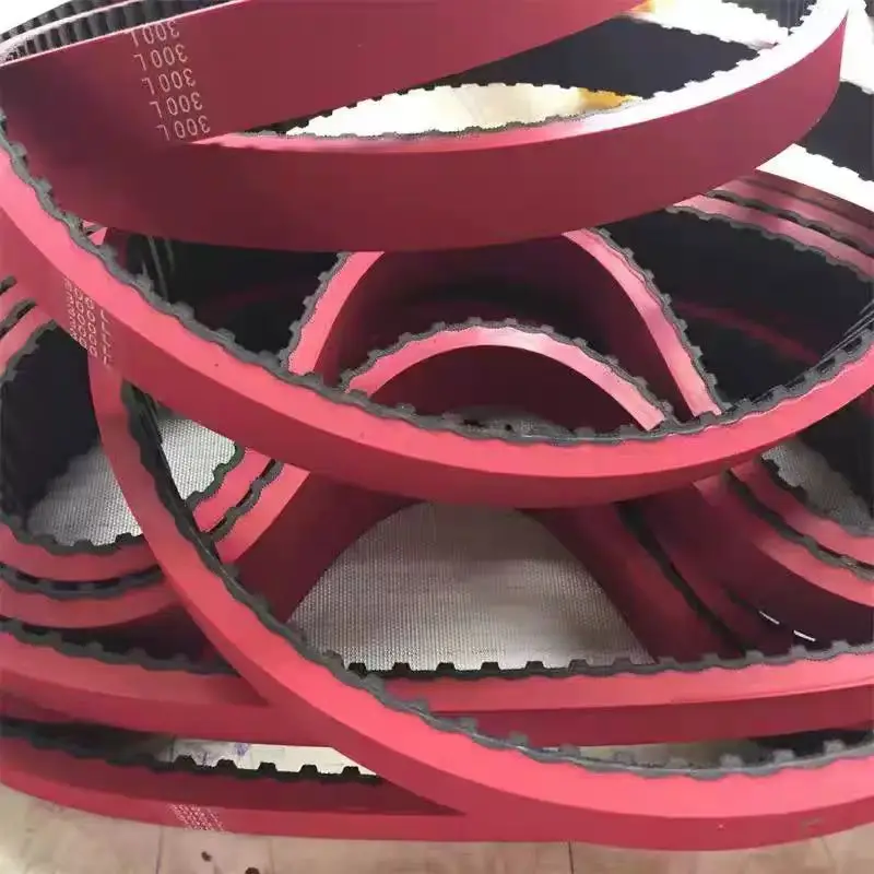 L-type 187L Wear-Resisting Rubber Timing Belt Vacuum Draw Down Belts for packing VFFS Machine