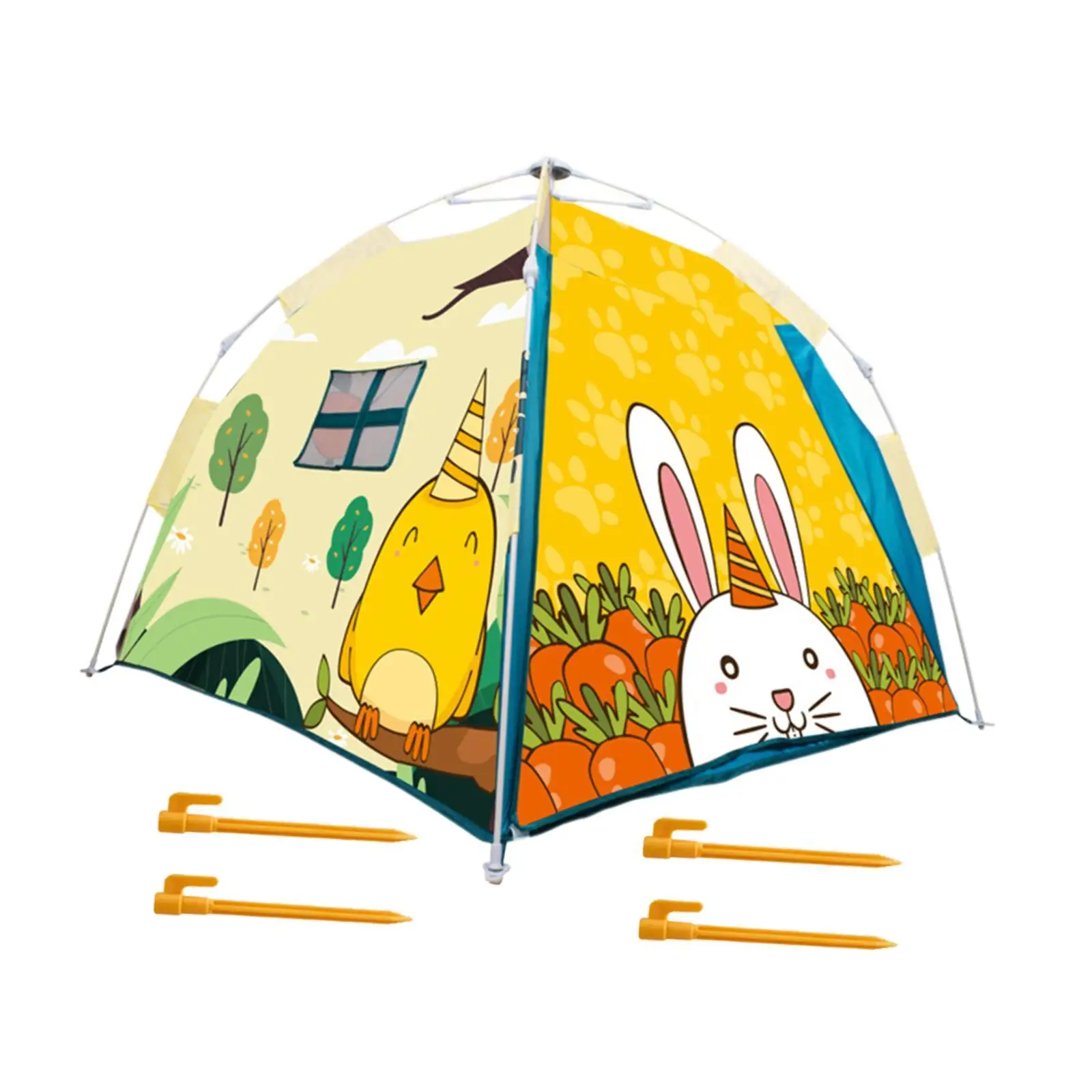 Children Play Tent Birthday Gifts Playhouse Tent for Party Parks Toddlers