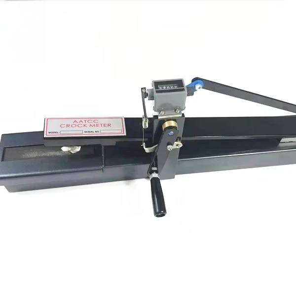 Textile Crockmeter for AATCC Color Fastness to Rubbing Testing