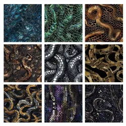 Erpent Snake Patches Heat Transfer DIY Jacket Applique Iron on patches For Clothes Riverdale South Side Serpents Patch