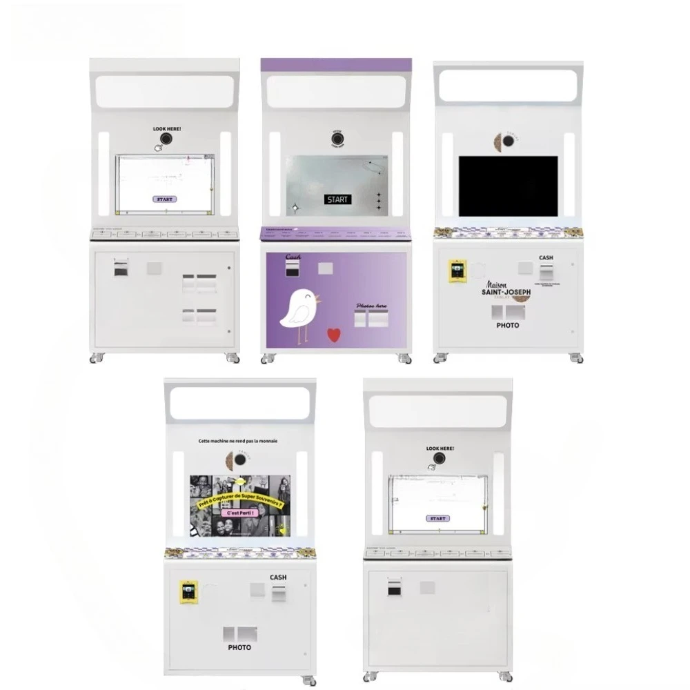 Support Dual Printing Modern Photobooth Machine with Customized Digital Selfie Printer