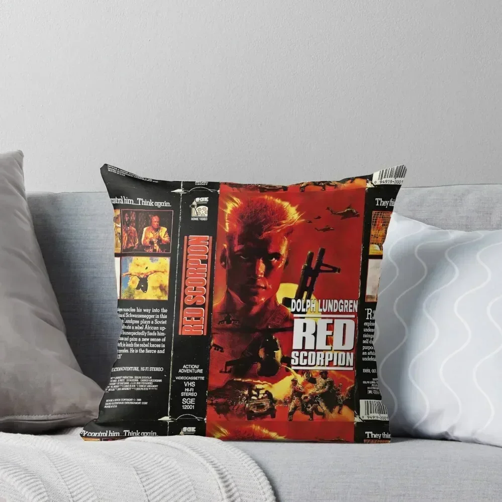 

Red Scorpion VHS Throw Pillow Decorative Cushions For Living Room pillow pillowcase ornamental pillows pillow