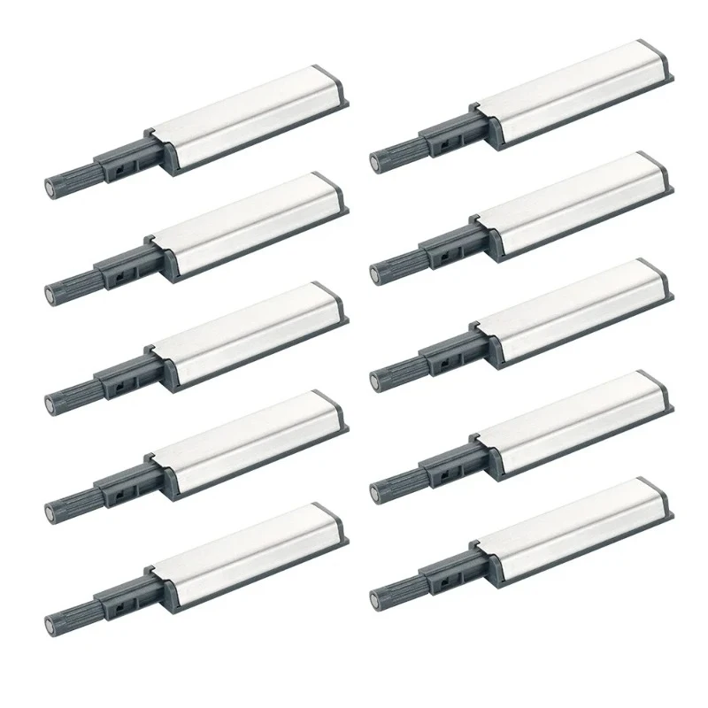 10 Pack Magnetic Push to Open Latches, Touch Release Pop Out Cabinet Door Catches Kitchen Furniture Hardware