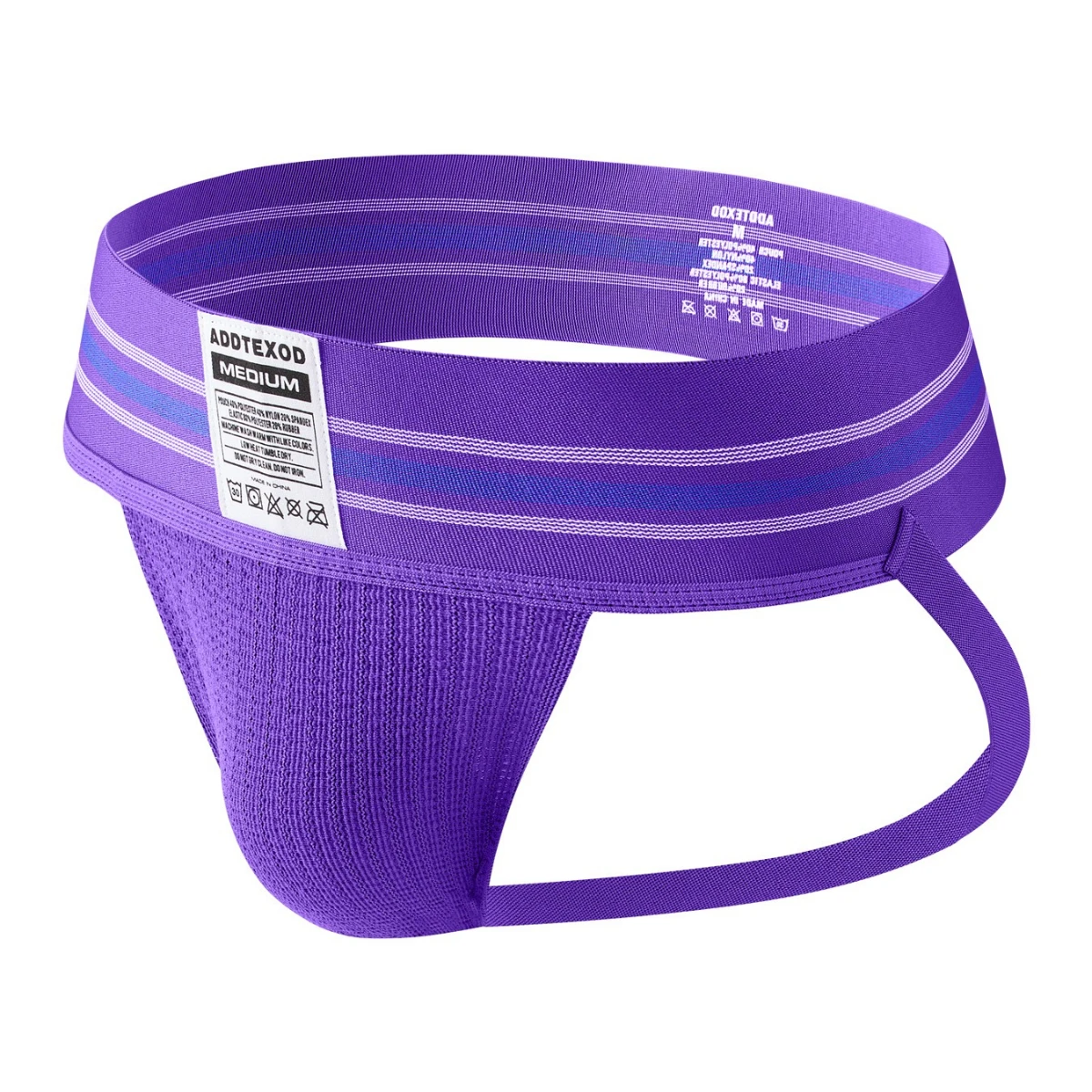 Men's Sexy Butt Lifting Briefs Athletic Supporter Jockstrap Sports Thong with 3 Inch Wide Stylish Waistband for Gym Workout