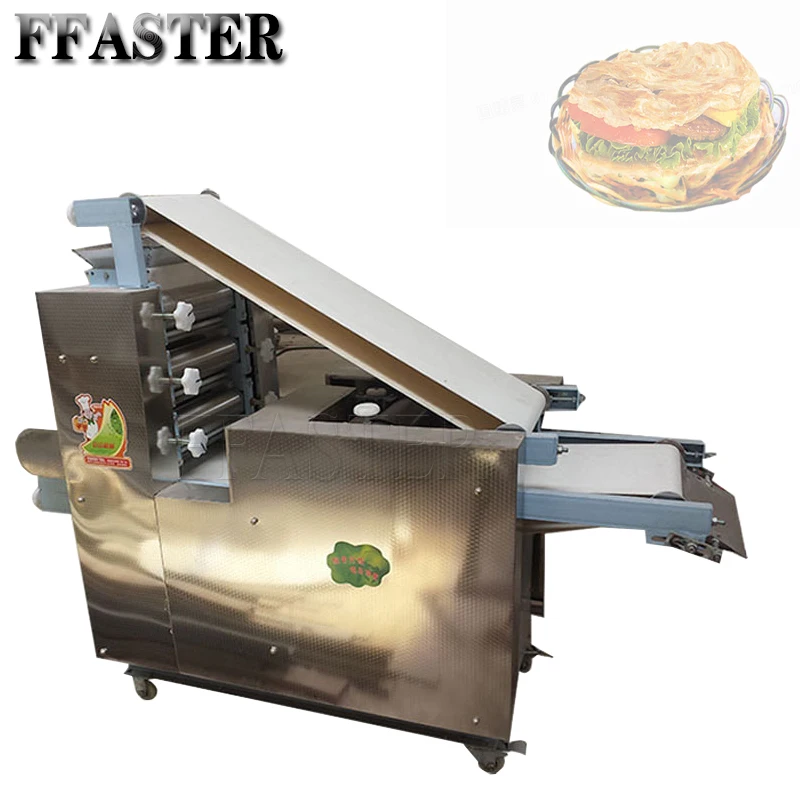 Pressing Flour Machine Commercial Fully Automatic Imitation Manual Stainless Steel Rolling Equipments Dumpling Baozi Skin Maker