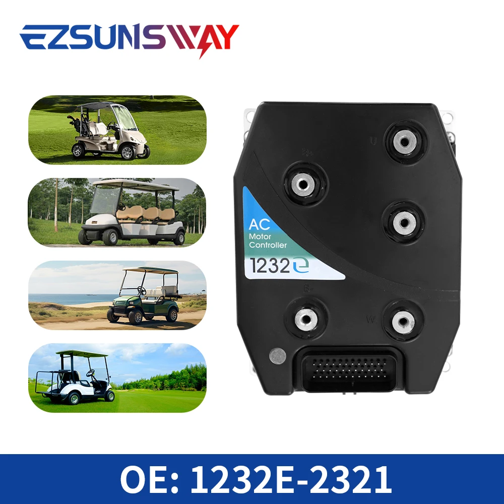 

24V 250A AC Motor Speed Controller 1232E-2321 Compatible with Curtis Golf Cart Forklift Pallet Truck Speed Controllers