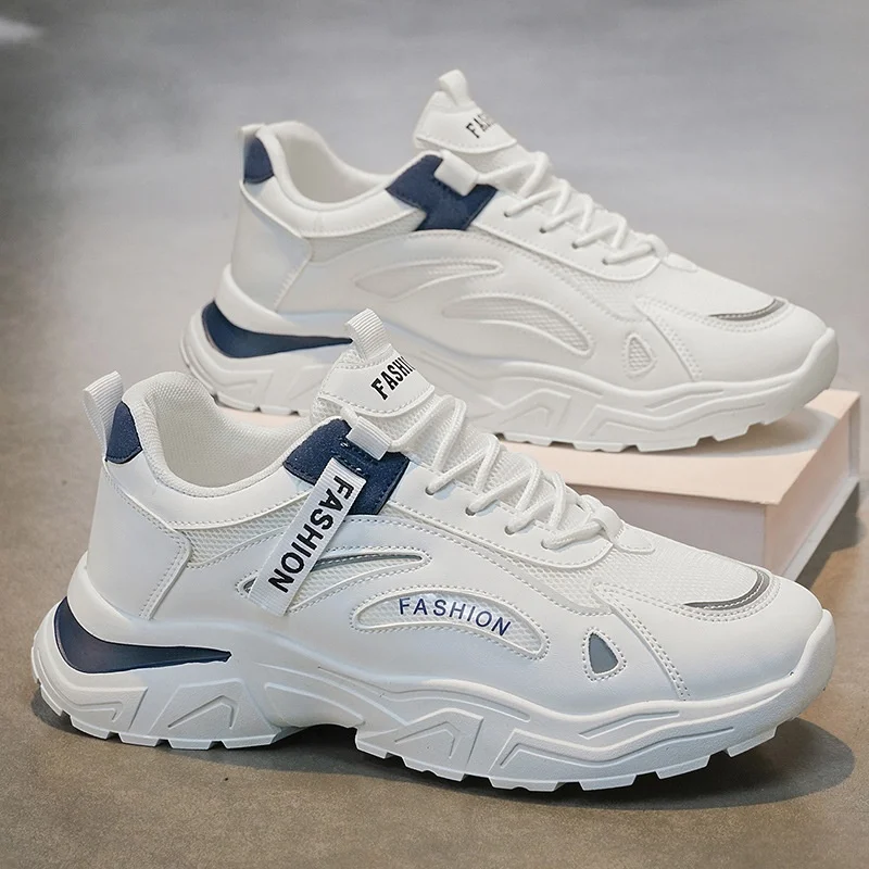 Zapatillas Deportivas Casuales Transpirables de Malla para Hombre, Primavera 2026, Antideslizantes, Ligeras y Cómodas