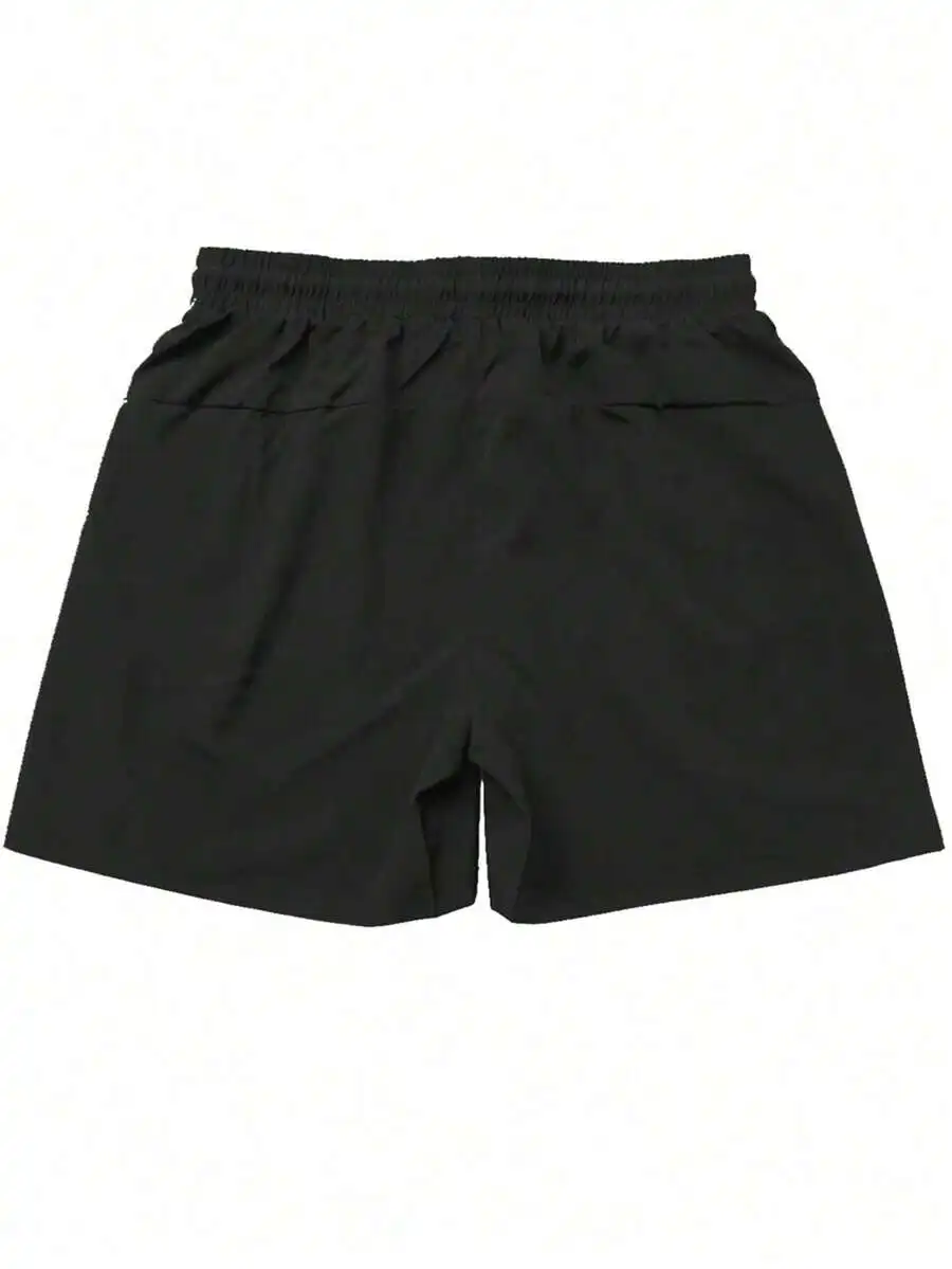 

Mens Elastic Waist Drawstring Casual Sports Shorts Summer Daily Wear