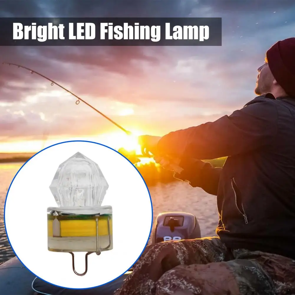 Bright Led Fishing Lamp Waterproof Led Fishing Lights for Sea Fishing Colorful Fish Luring Lamp for Tuna for Successful