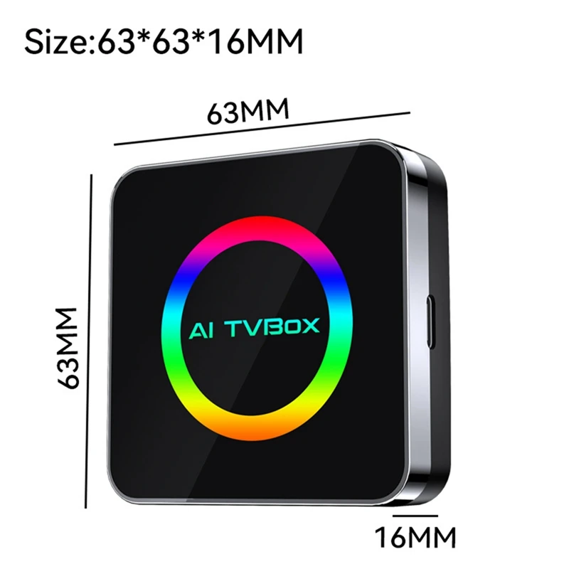 A99E-Android 13 Ai Tvbox Ai Box Carplay WIFI6 Carplay sem fio/Android Auto Carplay para Android Ai Box