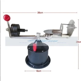 Dental laboratory manual centrifuge, including casting machinery and spring crucible