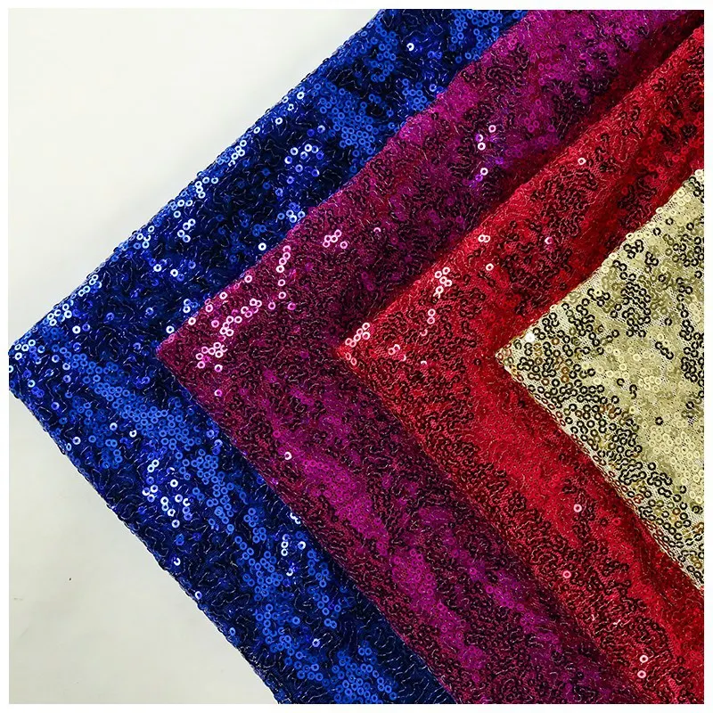 30 Color 3mm Full Small Sequin Fabric For Evening Dress Lace Material Glitter Tissus Dry Rube Multicolour Lace Fabric Accessory