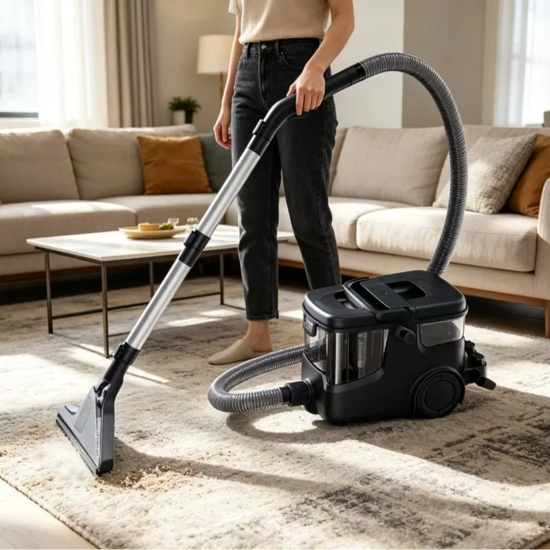 Vacuum cleaner Large suction Small horizontal strong carpet cleaner Wired vacuum
