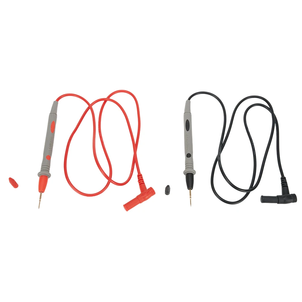 1 Pc ซิลิโคนฉนวนทดสอบ Multimeter เข็ม Probe ป้องกันครอบคลุมเครื่องทดสอบที่ไม่ซ้ํากันโวลต์มิเตอร์ 20A 910 มม.อุปกรณ์เสริม