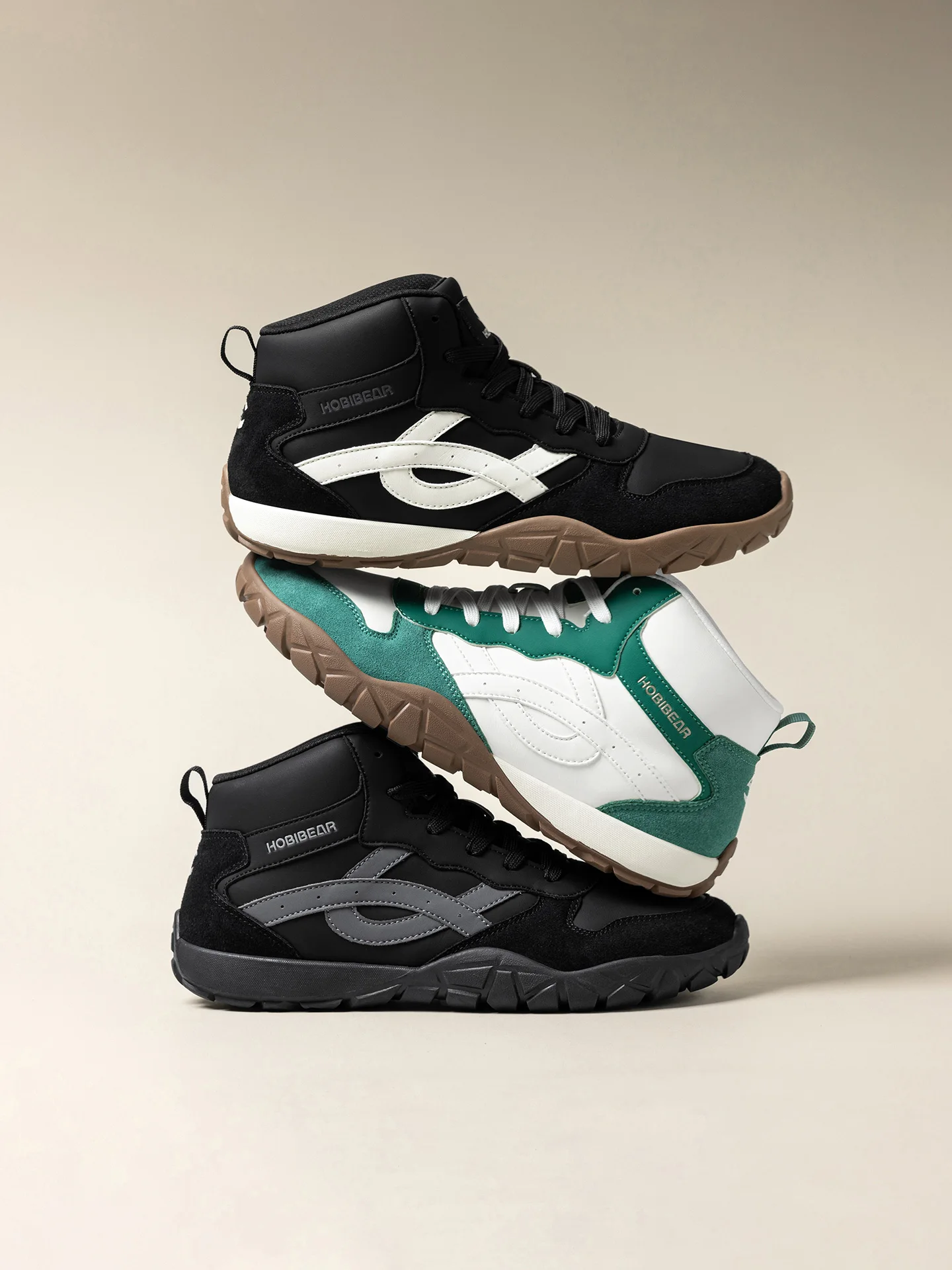 HOBIBEAR Mid-Top Wanderstiefel mit breiter Passform, Unisex Outdoor-Wanderschuhe, Kunstleder, rutschfeste Trailrunning-Knöchelschuhe – Detail 15