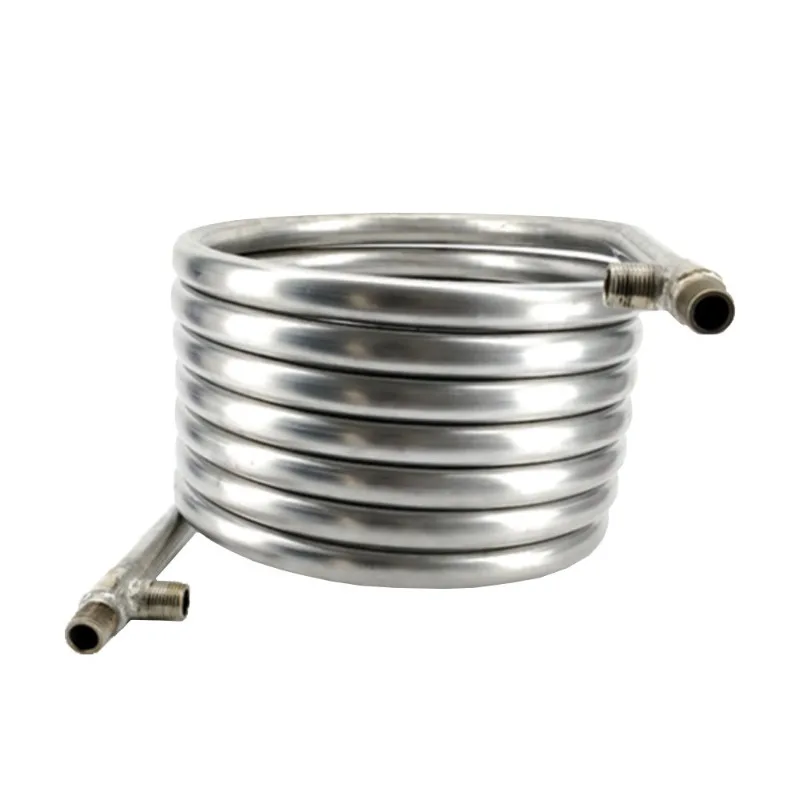304 Stainless Steel Counterflow Wort Chiller KL08747 Home Brewing Beer Cooling Coil Accessory For Craft Beer Making