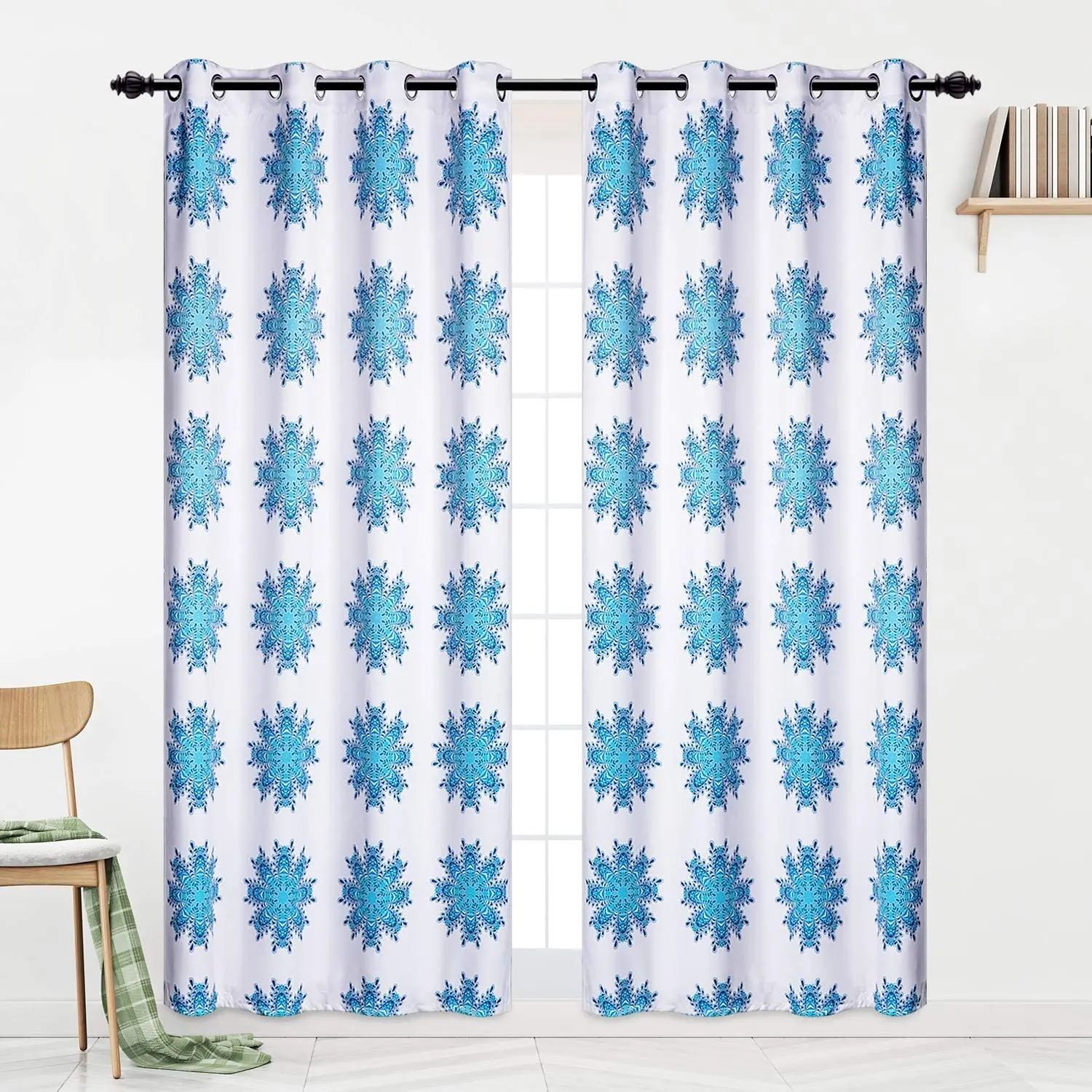 Blackout Curtains，2 Panels Set,52