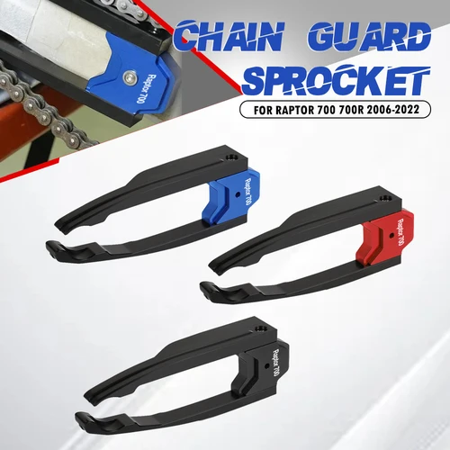 Imagen 1 del producto Accesorios ATV para Yamaha Raptor 700 2009-2019, cubierta protectora de guía de cadena, Protector Raptor 700R YFM700 YFM700R, amortiguador deslizante de cadena