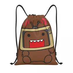 Simpatico cartone animato Domo Kun zaino con coulisse borsa da palestra sportiva String Sackpack per il ciclismo