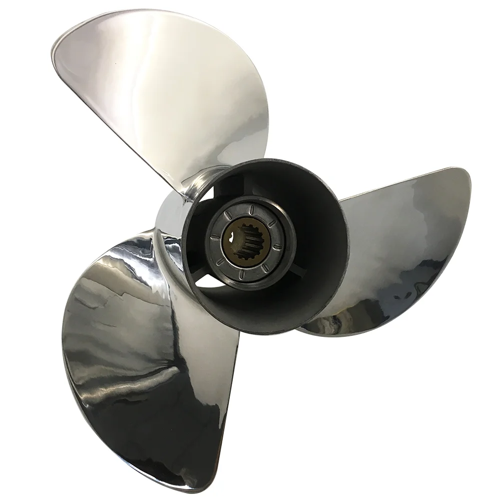 

75-130HP 13 X 19 Marine Propeller Fit For STAINLESS STEEL OUTBOARD PROPELLER Underwater Proepllers