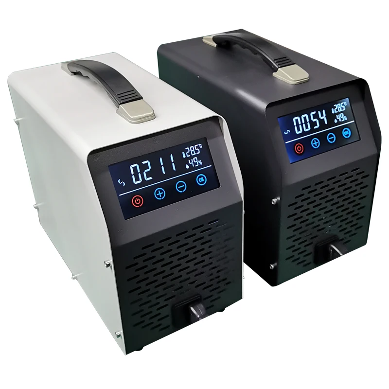 20G Ceramic Chip Portable Ozone Generator Touch Screen Type Ozone Generator Air Purifier Hotel Office Home