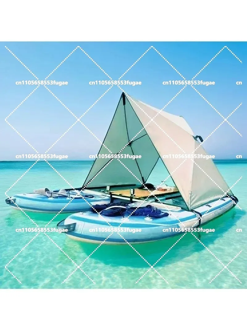 2-in-1 Paddle Board Connector Frame for Catamaran Stand Up Paddle Board Splicing