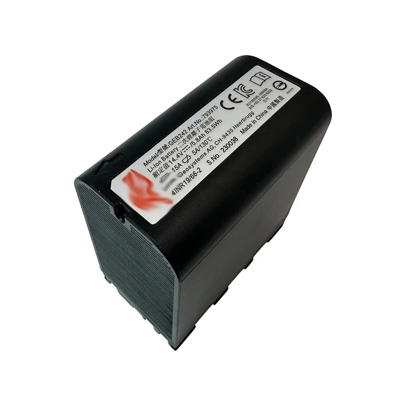 

New GEB242 Battery for Leica TS30 TM30 TS50 TS60 Total Station Surveying Construction Instruments 5800mAh 793975