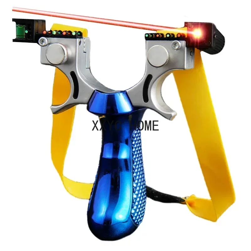 High-Power Laser Aiming Slingshot Hunting Slingshot Outdoor Sports Shooting Game Practice High Precision Catapult