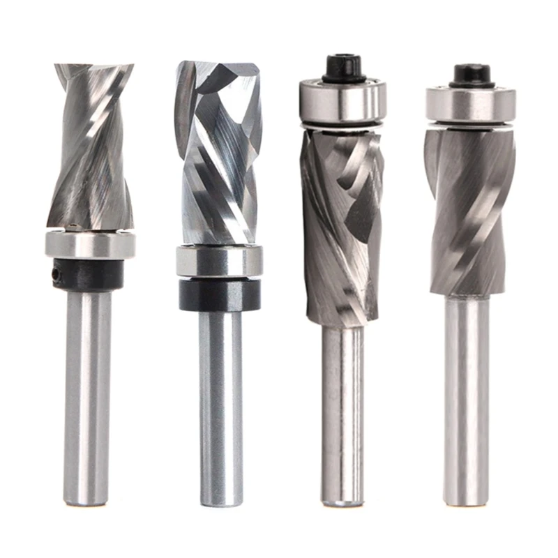 Solid Compression Flush Trim Router Bit 1/4 Inch Shank Top Bearing Pattern/Plunge Flush Trim Router Bit Dropship