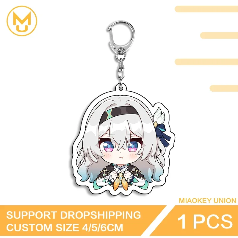 Angry Firefly Honkai Star Rail Beautiful Exquisite Acrylic Keyring Premium Hot Selling Fashion Novelty Packbage Decorations