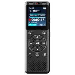 Large screen C-type rechargeable dicta long time recording voice audio recorder Activated with Noise Reduction External TF card