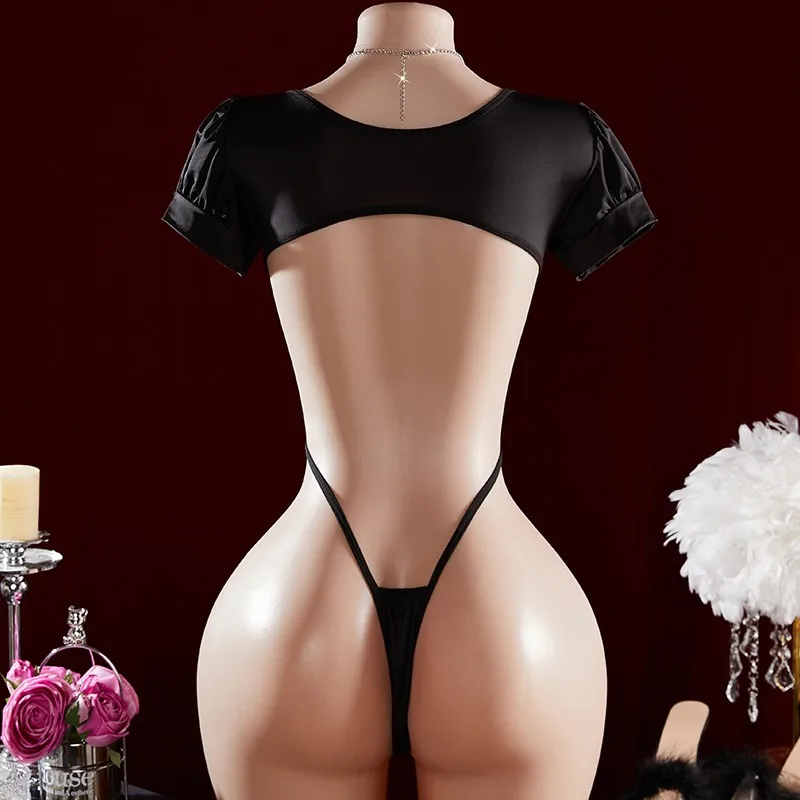 Transparent Sexy Lingerie For Women 18 Hot Erotic Underwear Sex Costume Bra Panty One-piece Pornos Suit Bodysuit Lingerie 2022 image 3