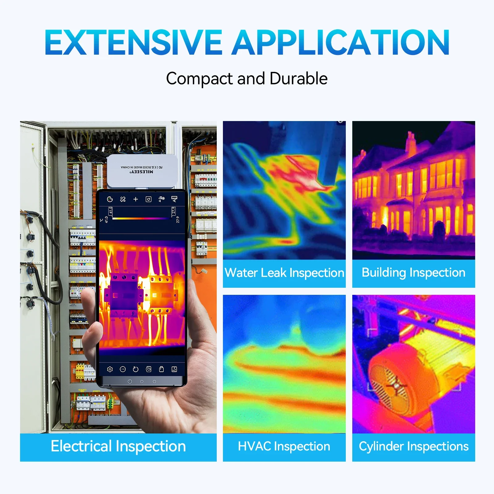 Mobile Phone Infrared Camera Android TR160i TR256i 256x192 Thermal Camera Panel PCB Circuit Repair Tool