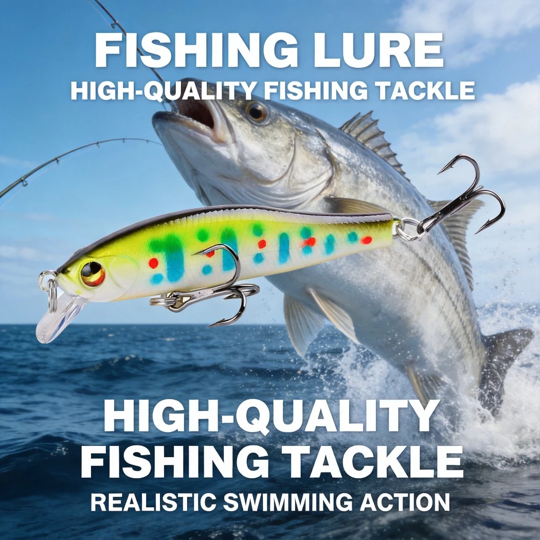 

New Long Cast Floating Minnow 6g Lifelike Plastic Hard Lure Reflective Freshwater Saltwater Artificial Fishing Lure Bass Tackle