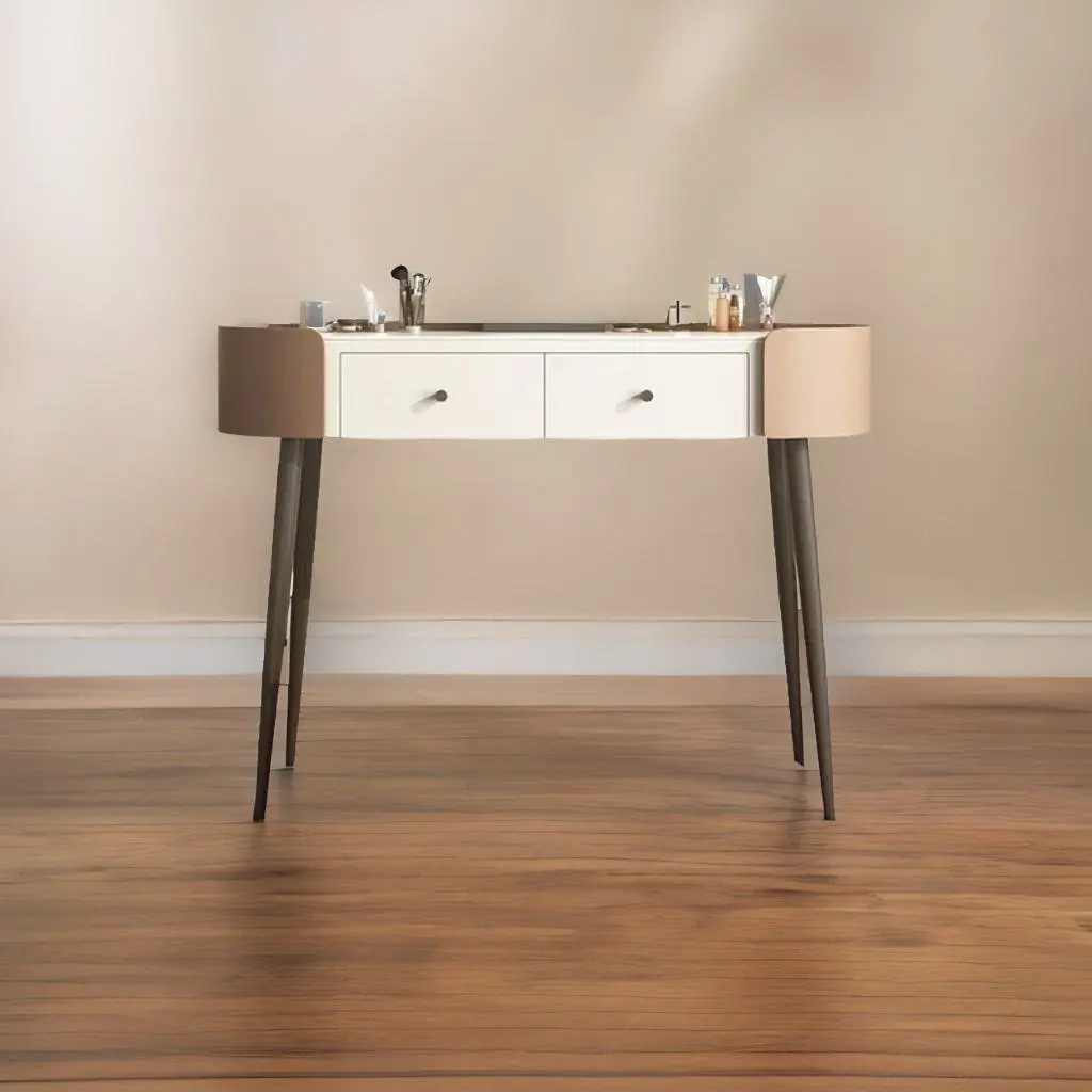 

Modern Dressing Table Living Room Furniture Home Dresser Children's Girl Glass Top Vanity Portable Makeup Toilet Bedside