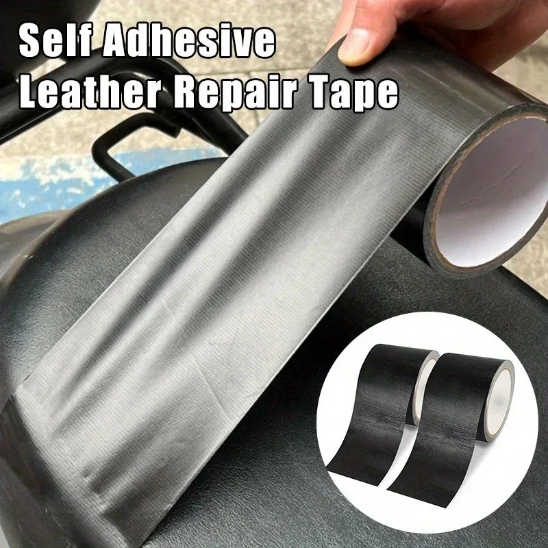 Artificial Leather Repair Tape Car Seat Bag Shoe Bed Fix Mend Faux PU Self-adhesive Leather Patch Sticker DIY Recondition Hole