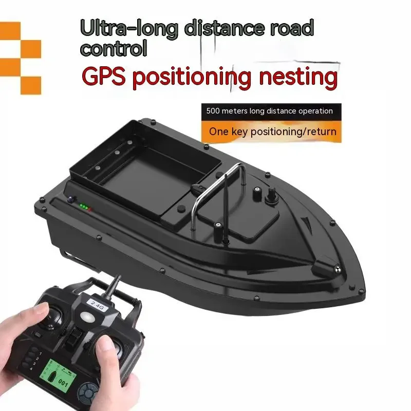 Fishing Remote-controlled Nesting Boat Intelligent Gps Positioning Automatic Return 500 Meter Bait Feeding Hook Boat