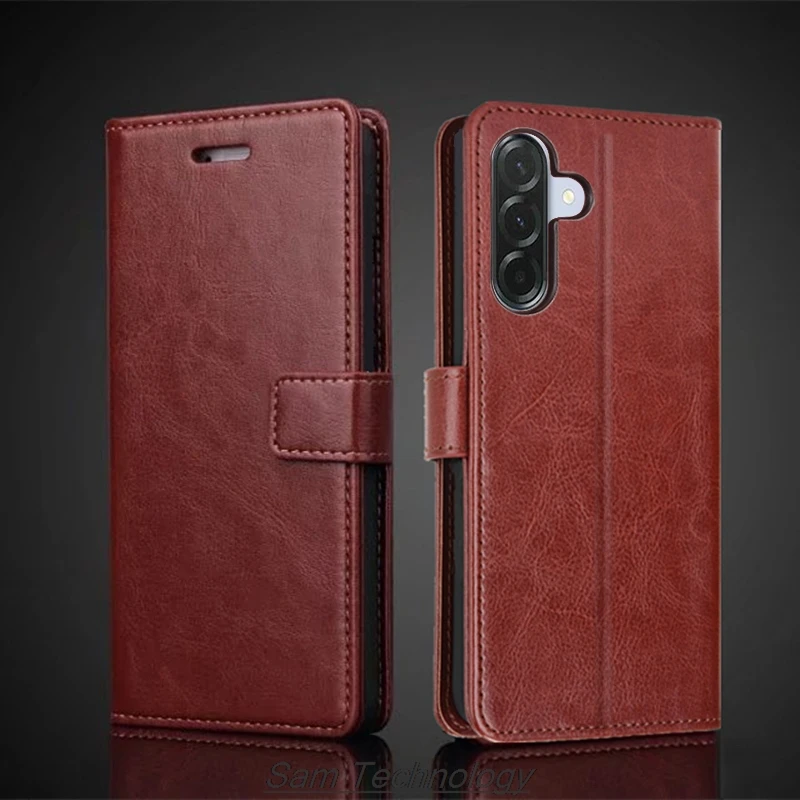 

Card Holder Cover Case for Samsung Galaxy A36 5G Pu Leather Flip Cover Retro Wallet Phone Case Business Capa Fundas Coque