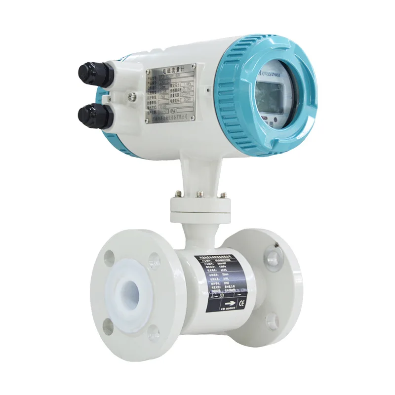 Flowmeter High-Precision Acid Alkali Resistant Industrial Wastewater Sewage Digital Meter Orthodox Intelligent Electromagnetic