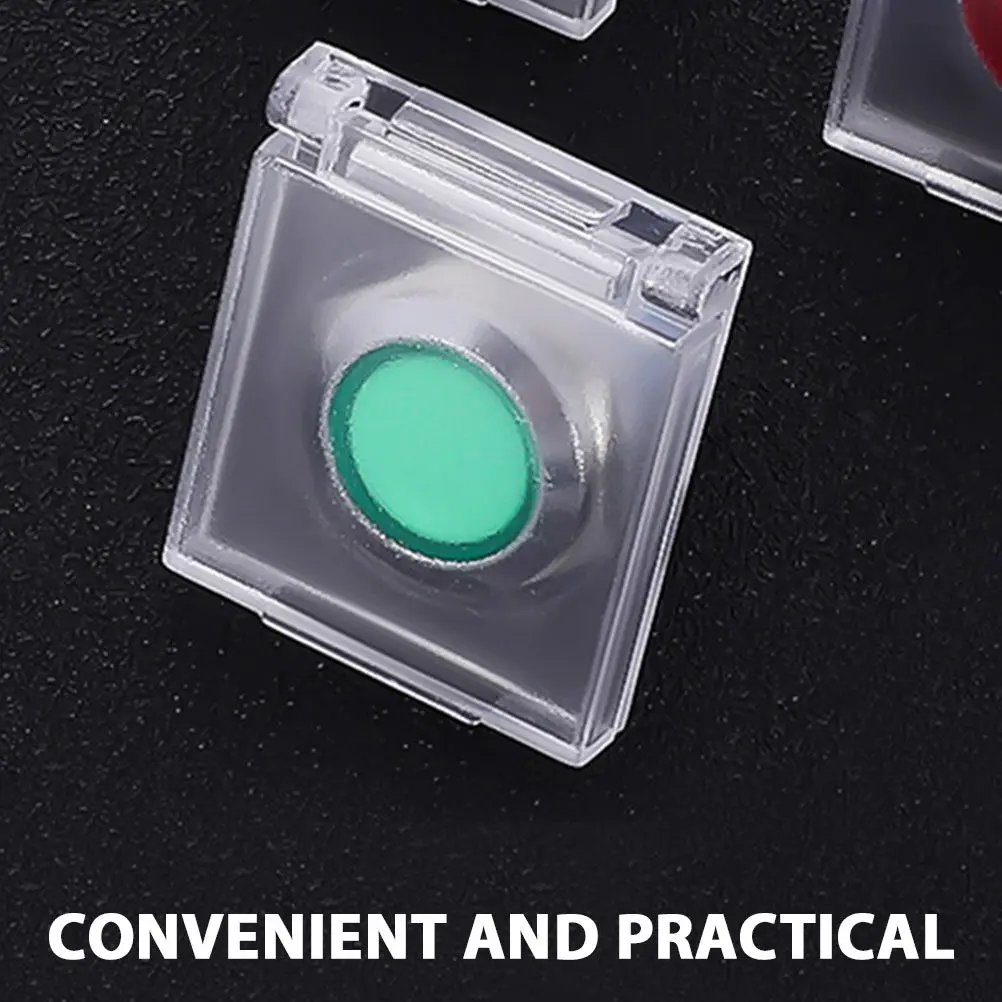 

4 шт. прозрачных пластиковых износостойких сменных защитных колпачков для кнопок аварийной остановки и кнопок сброса сигнала тревоги