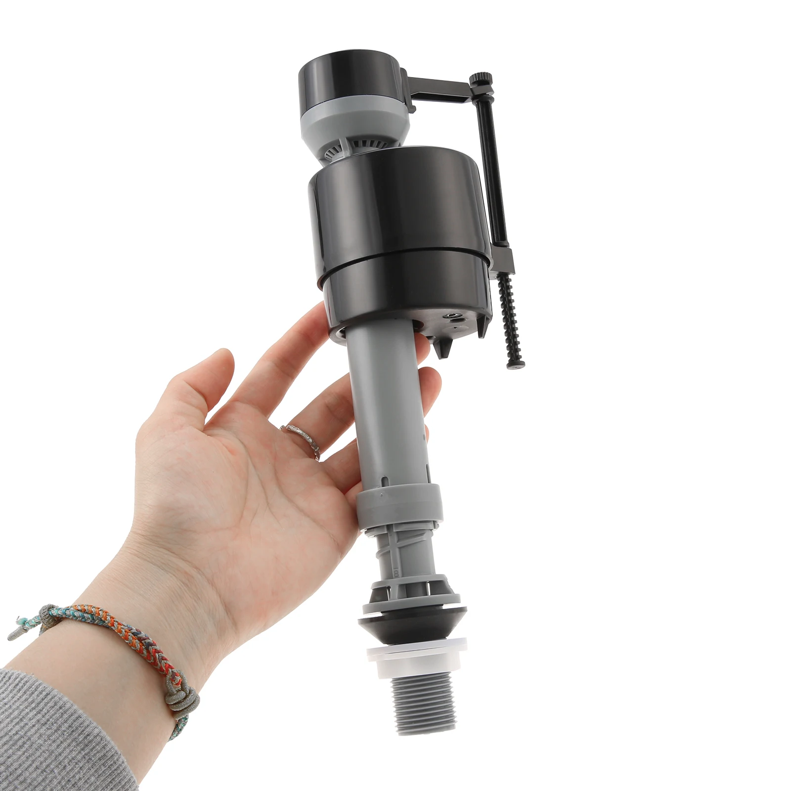 

Комплект для замены наполнительного клапана унитаза и 2-дюймовой заслонки, стандарт США, вход G15/16 дюймов, регулируемый уровень воды, устранение протечек/шумов в унитазах