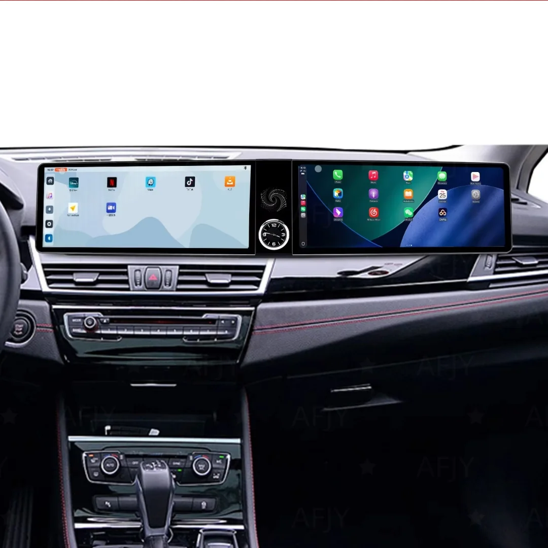 Dual 12.3 Inch Touch Screen For BMW 2 Series Touring NBT 2013-2017 Android 13 Car Radio Wireless Carplay GPS Stereo Head Unit