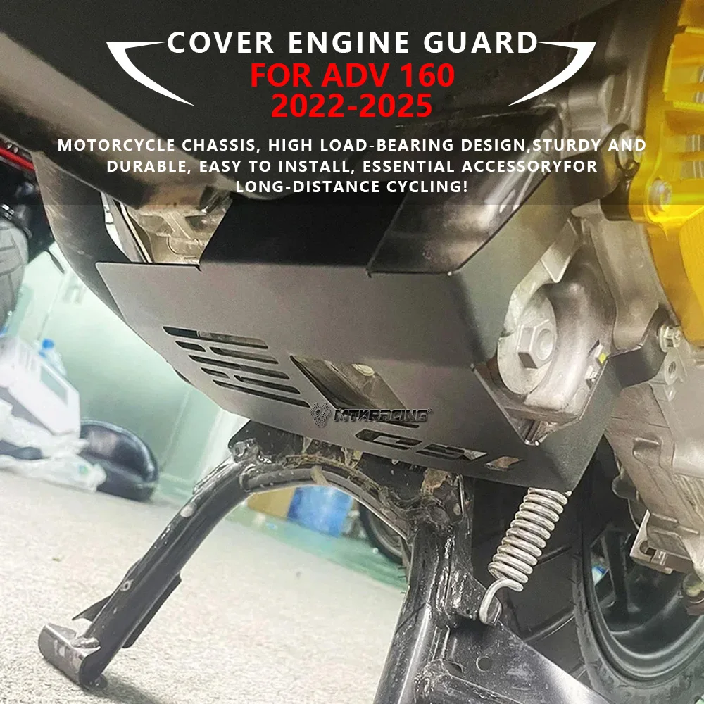 

MTKRACING Engine Chassis For HONDA ADV 160 2022-2025 Motorcycle Engine Guard Protector Chassis Protection Cover Skid Plate