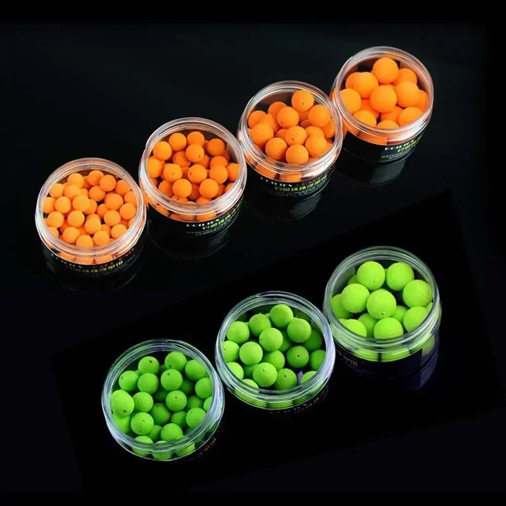 1 Box Carp Fishing Lure Pop Up Boilies Beads Floating EVA Ball Flavor Mainline Baits Lures 8-17mm Hooks Bait Fishing Accessories