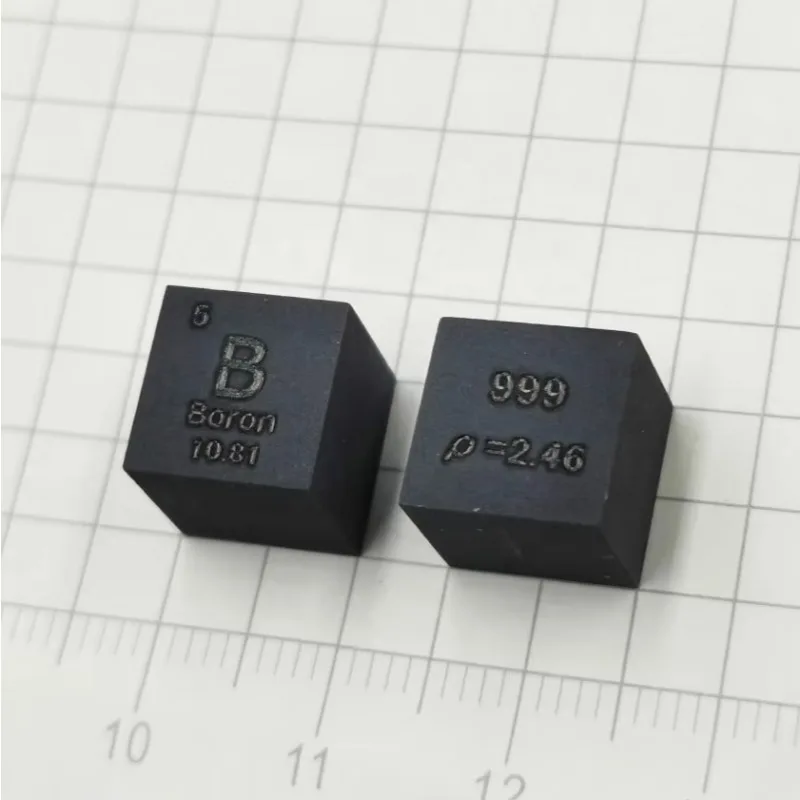 Hand Made Science Educational DIY Crafts Display 10mm B 99.9% Boron Cube Periodic Table of Elements