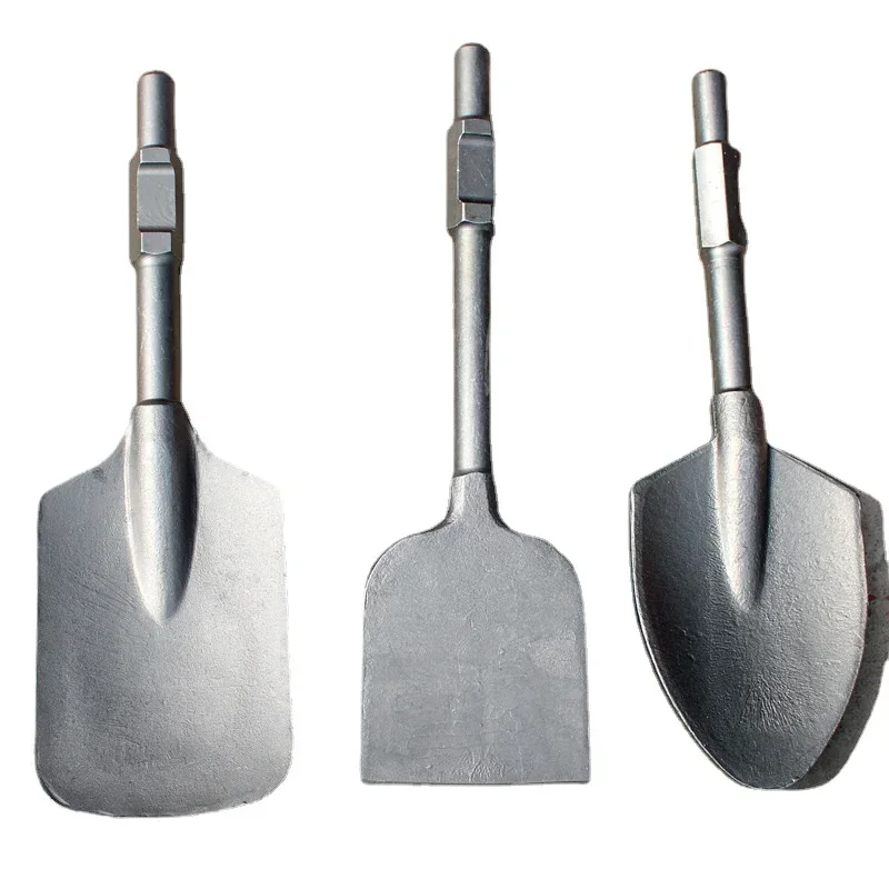 65 95 electric pick widened flat chisel / widened flat shovel / concrete flat chisel electric pick digging shovel ramming plate